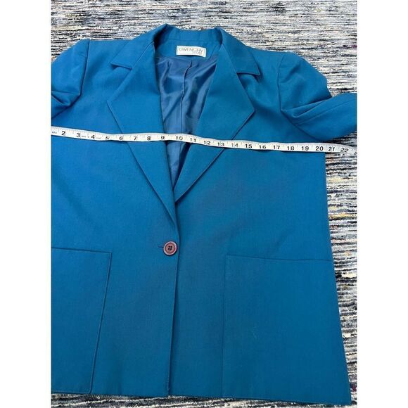 Givenchy sport blue vintage blazer jacket size 8 - Picture 8 of 9